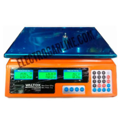 Balanza electronica valtox 40 kg naranja le30or