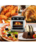 Horno con Freidora de Aire Oster 22L TSSTTVMAF1NS
