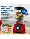 Licuadora Xpert Series roja con un vaso Blend N Go Oster BLST3B RPG 053