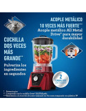 Licuadora Xpert Series roja con un vaso Blend N Go Oster BLST3B RPG 053