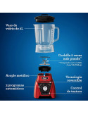 Licuadora Xpert Series roja con un vaso Blend N Go Oster BLST3B RPG 053
