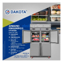 Congelador industrial 1000 lts No Fost Dakota DKA-4F10M