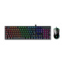 TECLADO Y MOUSE MECANICO ANTRYX GC-3100 BLACK/ BLUE AGC-3100KBL-SP