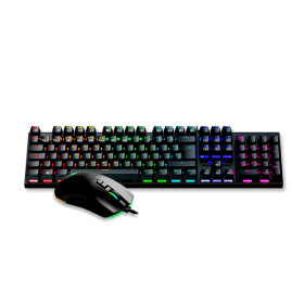 TECLADO Y MOUSE MECANICO ANTRYX GC-3100 BLACK/ BLUE AGC-3100KBL-SP