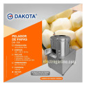 Peladora de papa 10 kg Dakota DK-10A