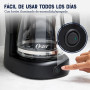 Cafetera Oster 12tz de filtro reutilizable BVSTDCS121B 053
