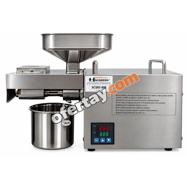 Extractora Aceite De Semillas y Frutos Oleaginosos Henkel SC003-898