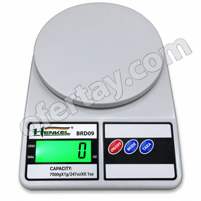 balanza repostera 7kg precision 1gr pila AA BRD09