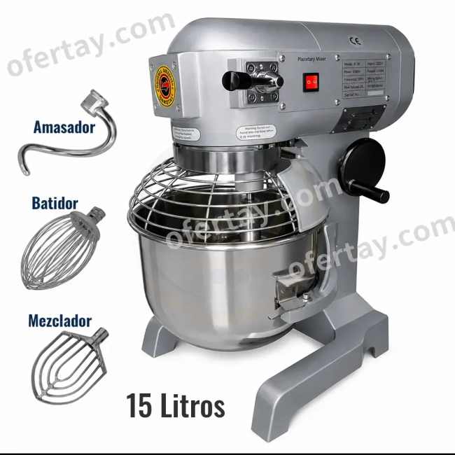 Batidora industrial de 15 litros dakota BDK-15