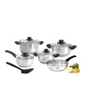 Juego de Ollas 10 Piezas Acero Inoxidable Record JGO GRAZIA 10PZ