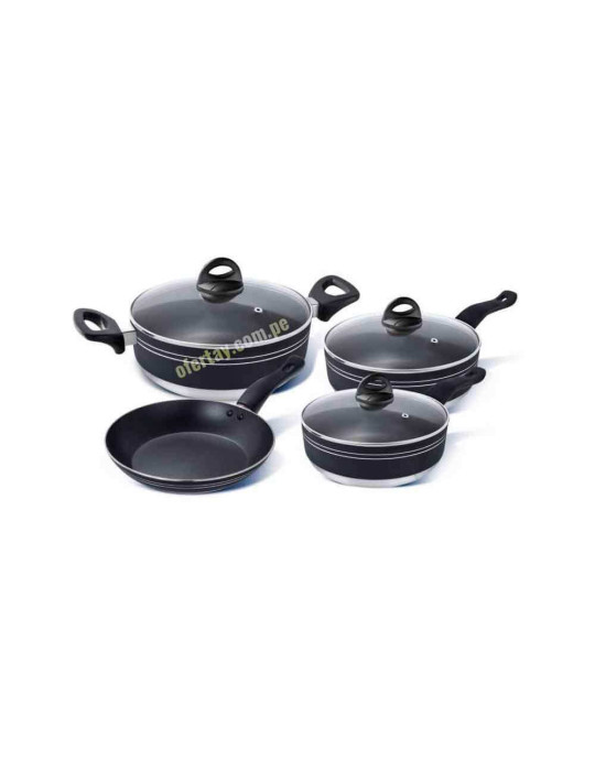 Juego de ollas de 7pzas de aluminio oster os16618