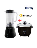 Combo Imaco Olla Arrocera 0.6 Litros + Licuadora 1.25L