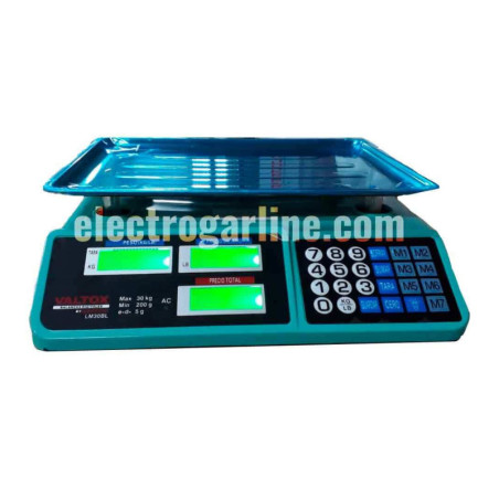 Balanza electronica 30 kilos valtox LM30BL