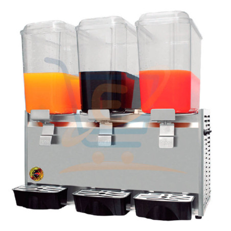 Refresquera - dispensador de refresco de 3 tolvas Dakota DK-18X3