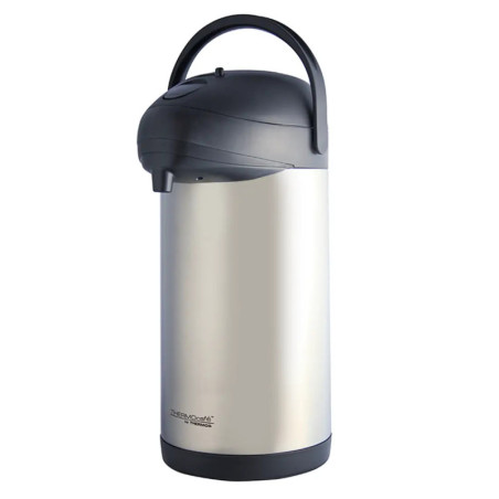 Termo thermos 3.5 lts sifón air pump pot acero