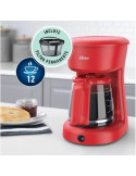 Cafetera de 12Tzs Goteo Oster BVSTDCS12R Rojo