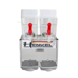 Refresquera dispensador de jugos de 2 Tolvas 18 Litros c/u henkel lsp18x2b