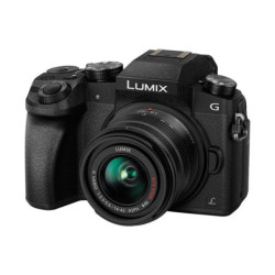 Camara de Fotos con Lente Intercambiable DMC-G7WPP-K Panasonic