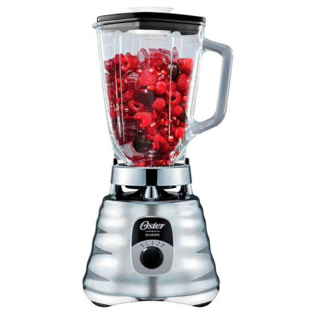 Licuadora Oster clásica BLST4655 cromada 3 velocidades 700w