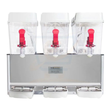 Máquina Refresquera de 3 Tolvas 18 Litros c/u Henkel LSJ18X3B