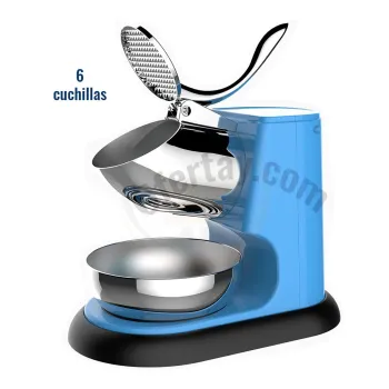 Maquina raspadillera electrica 6 cuchillas