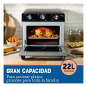 Horno con Freidora de Aire 22L Oster TSSTTVMAF1NS