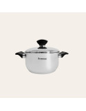 Juego de ollas de acero de 8 pzas Finezza