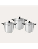 Juego de ollas de acero 6 Pzas FZ-2016LX