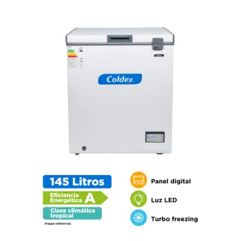 Congeladora Coldex 145LT CH05PLUS blanco